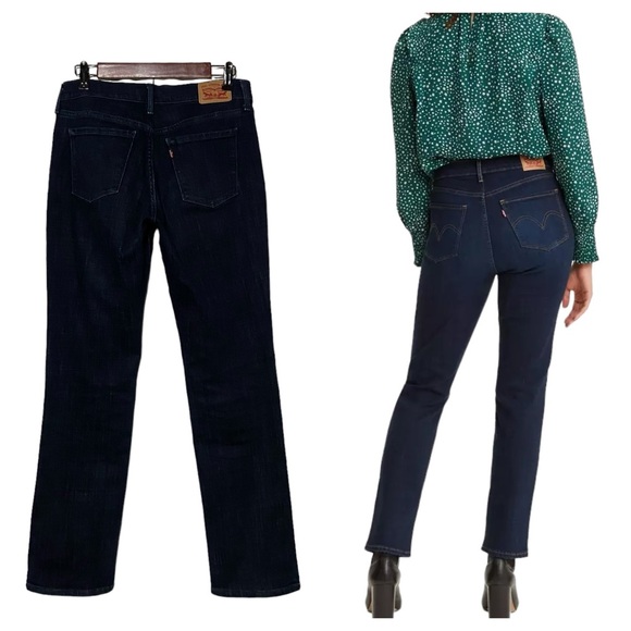 Levi’s 505 Straight Leg Jeans Blue - Picture 16 of 16